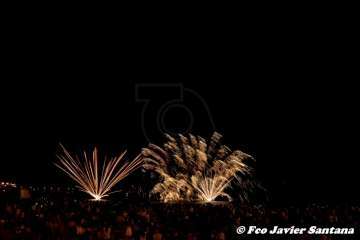 Los fuegos de Melenara 2018 (Foto Francisco Santana Ravelo)